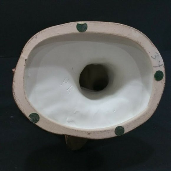 12" VTG Girl Sitting In Blossom Tree Figurine - Picture 8 of 8